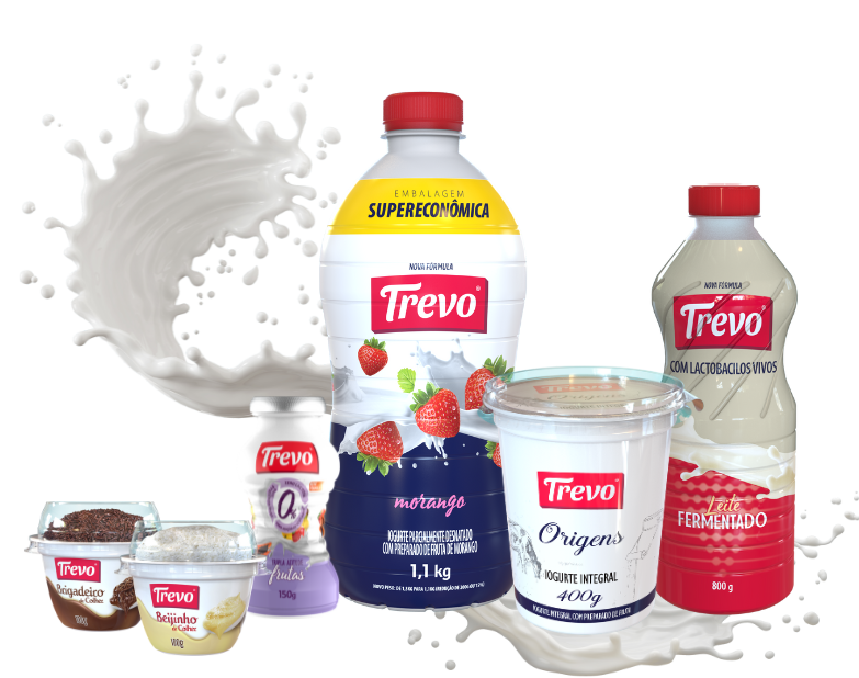 Trevo Alimentos investe em inovação na produção de iogurtes