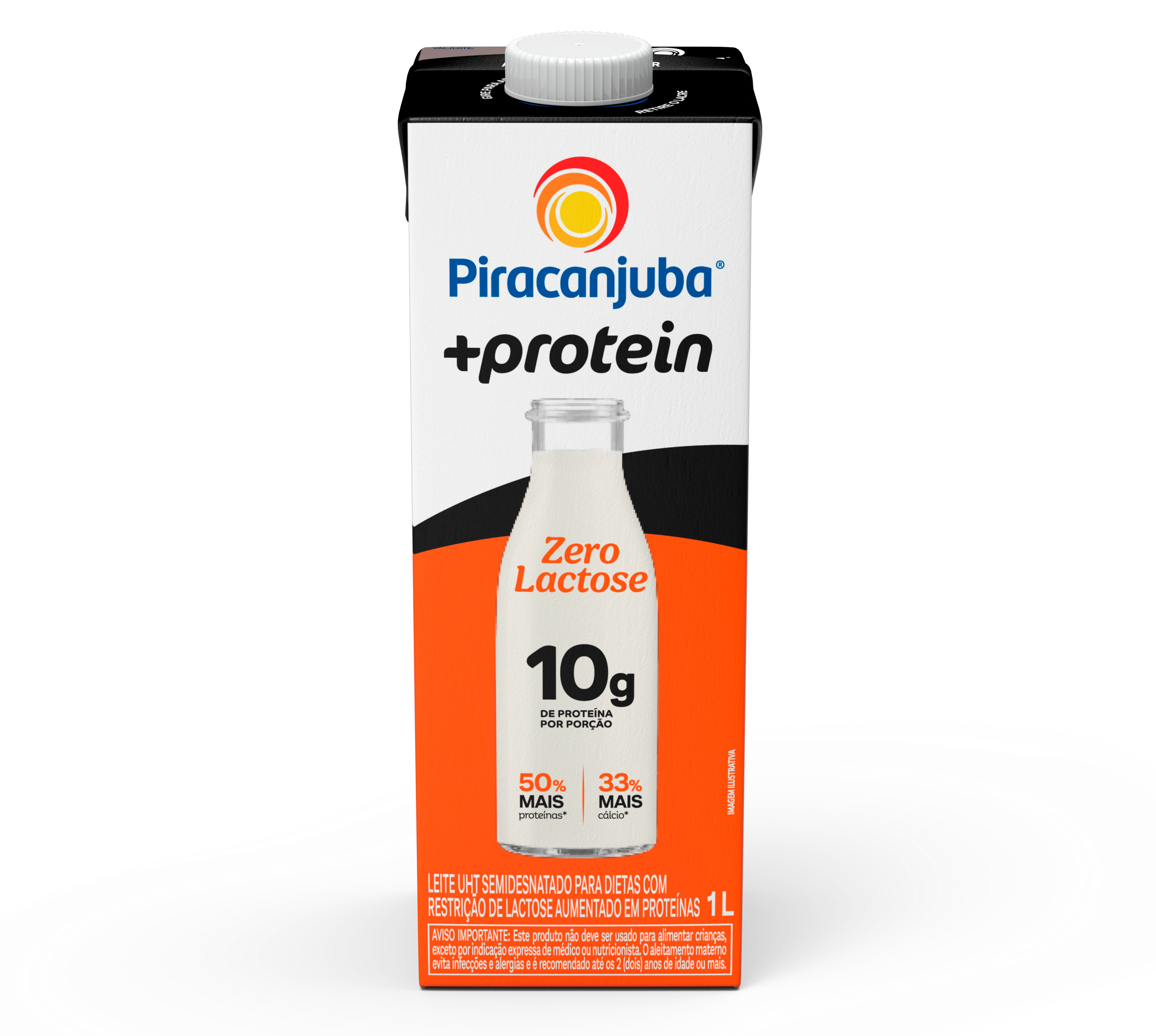 Leite UHT: lançamento da Piracanjuba traz 10g de proteína por porção e 33% mais cálcio