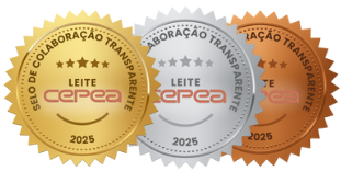 Selo Cepea e a corresponsabilidade do Indicador de leite