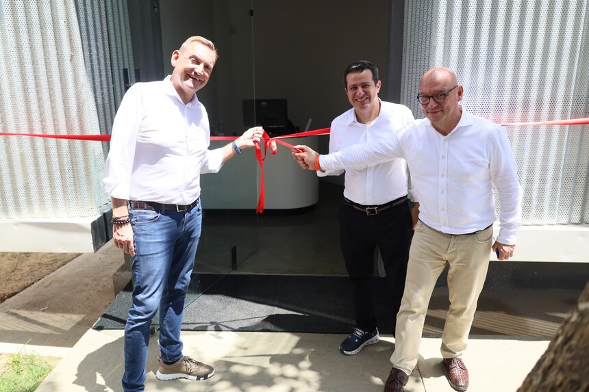 Executivos da alemã Ehrmann visitam Sete Lagoas para inauguração na Trevo Lácteos