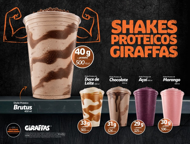 Giraffas lança linha de bebidas com proteína e acompanha mudança no comportamento do consumidor