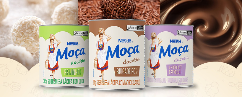 Grupo Piracanjuba e Nestlé relançam Linha Moça Doceria